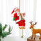 Electric Christmas Decor Santa Claus Climbing Rope Musical Decoration For Home Office And Party 1