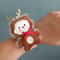 Plush Elk Snowman Circle Bracelet, Christmas Clap Bracelet for Kids, New Year Decor Wrist Band