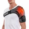 Electric Heating Shoulder Massager Vibration Massage Shoulder Brace Support Belt Arthritis Pain 0
