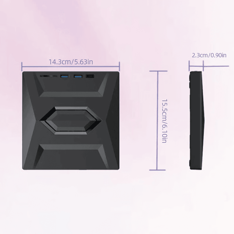 External USB CDDVD Drive For Laptops ReadWrite Discs Access Archived Media 10
