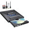 External USB CDDVD Drive For Laptops ReadWrite Discs Access Archived Media 0