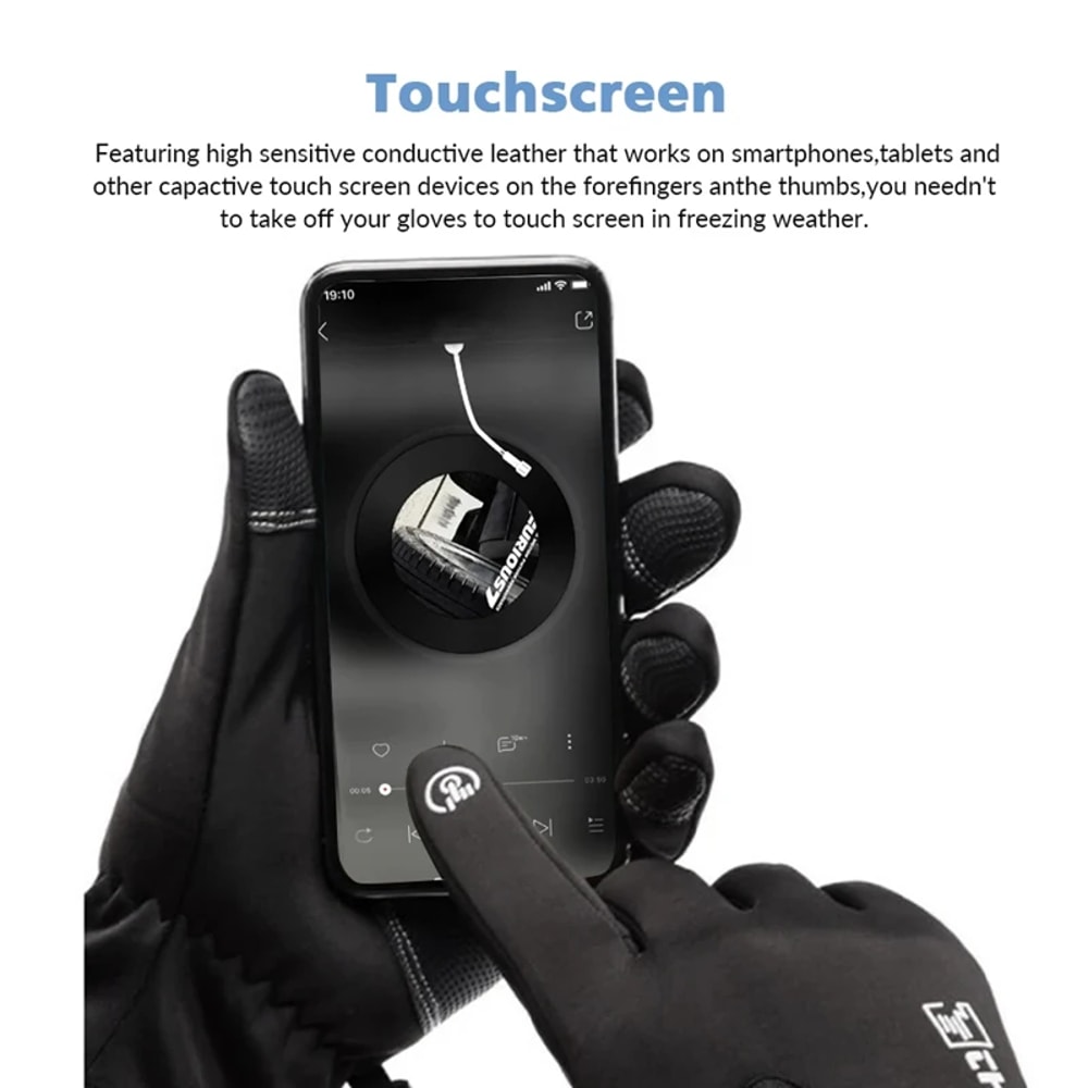 Extreme Cold Winter Gloves for Waterproof Warmth and Touchscreen Control