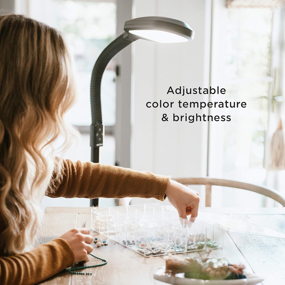 Adjustable Full Spectrum LED Floor Lamp Natural Sunlight Therapy Reading Light 5