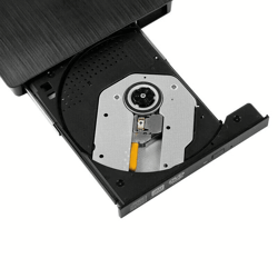 usb 3.0 slim external cd/dvd rw drive for laptop & mac | fast & reliable portable burner