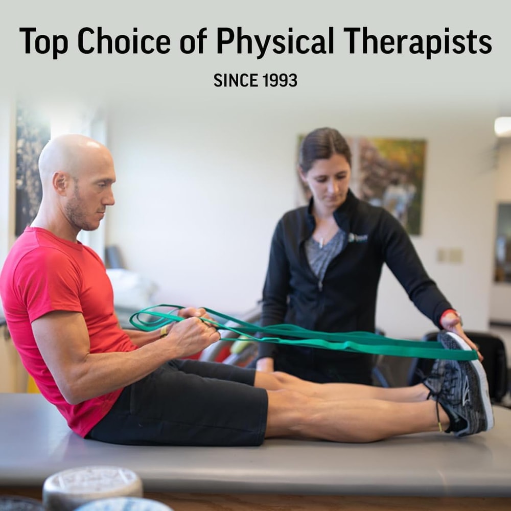 Yoga Stretching Strap for Flexibility & Injury Recovery | USA-Made Strap with Guide