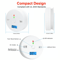2in1 CO Smoke Detector Alarm Advanced Fire Gas Protection For Every Room 7