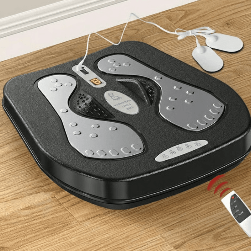 Adjustable Vibration Foot Leg Trainer With Heat Boost Circulation Relax Muscles At Home 7