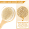 Bath Body Brush with Soft Bristles & Bamboo Handle, Back Scrubber for Exfoliation & Healthy Skin