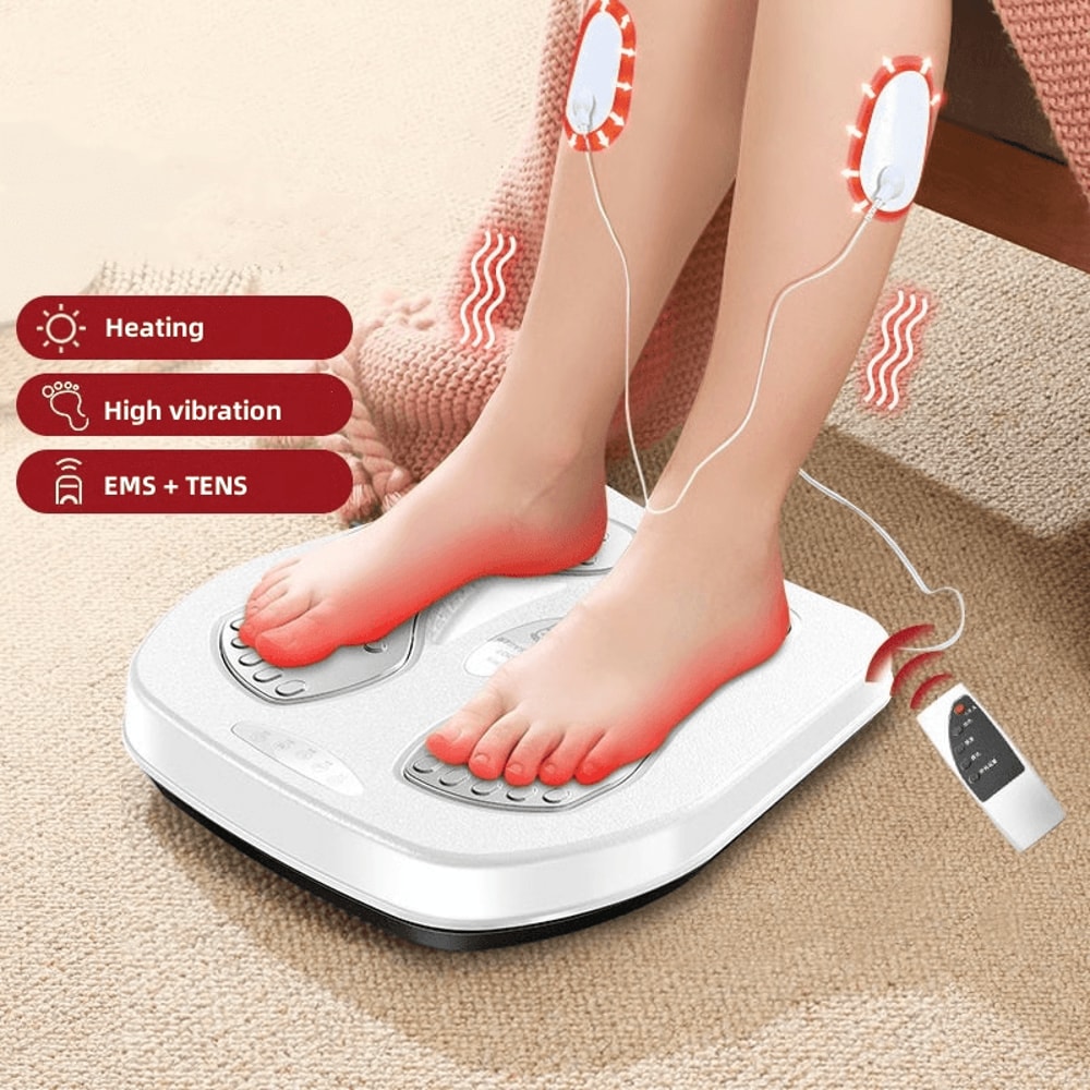 Adjustable Vibration Speed Foot Leg Trainer With Heat For Circulation Relief 9