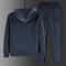 Men Cashmere Tracksuit Set Luxury Warm Hoodie Jogger Combo 3
