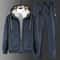 Men Cashmere Tracksuit Set Luxury Warm Hoodie Jogger Combo 6