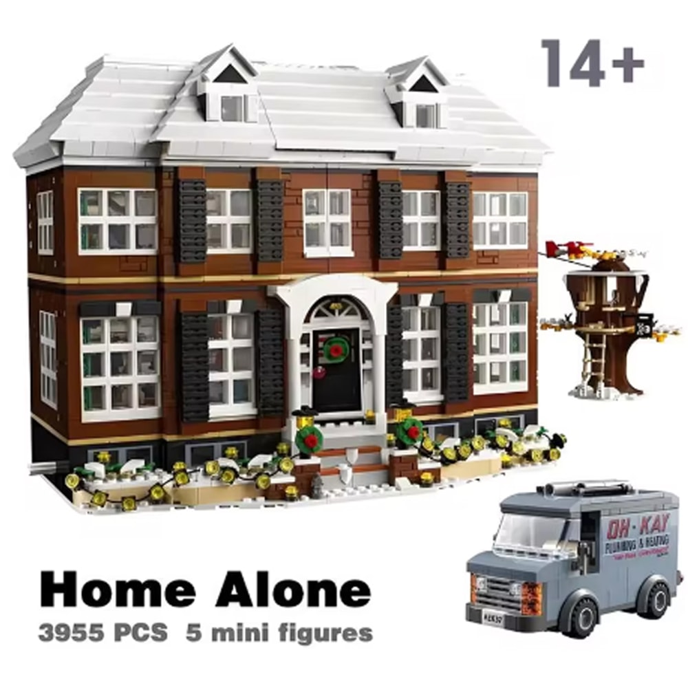 Home Alone House Set Creative Building Toy For Kids Perfect Christmas Gift 6