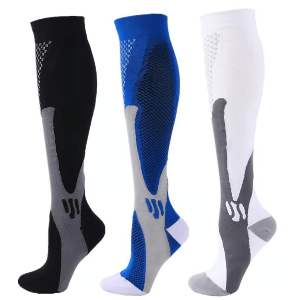 Graduated Compression Socks 30 MmHg 3 Pack For Varicose Veins Sports Travel Comfort 20
