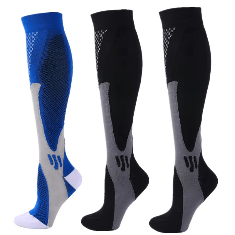 Graduated Compression Socks 30 MmHg 3 Pack For Varicose Veins Sports Travel Comfort 23