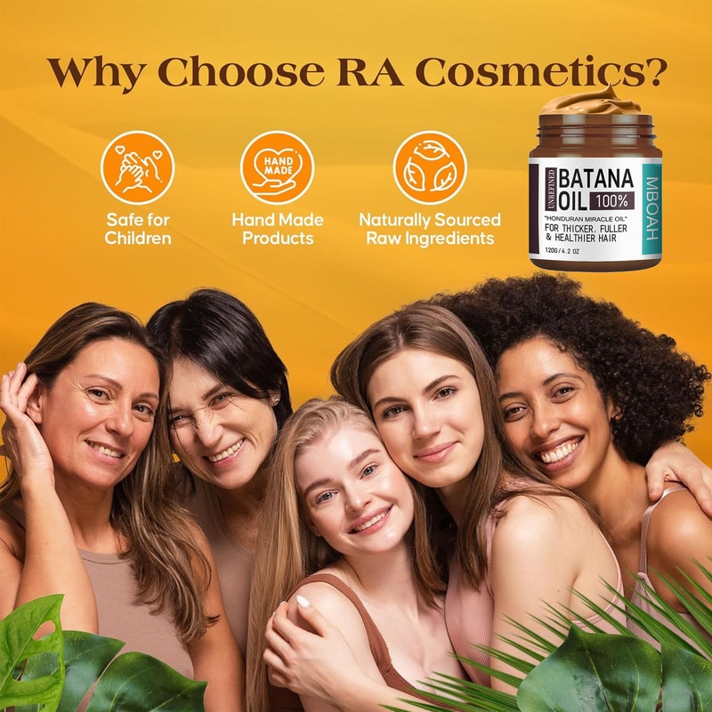 Batana Hair Oil, Natural Solution for Thicker, Fuller Hair