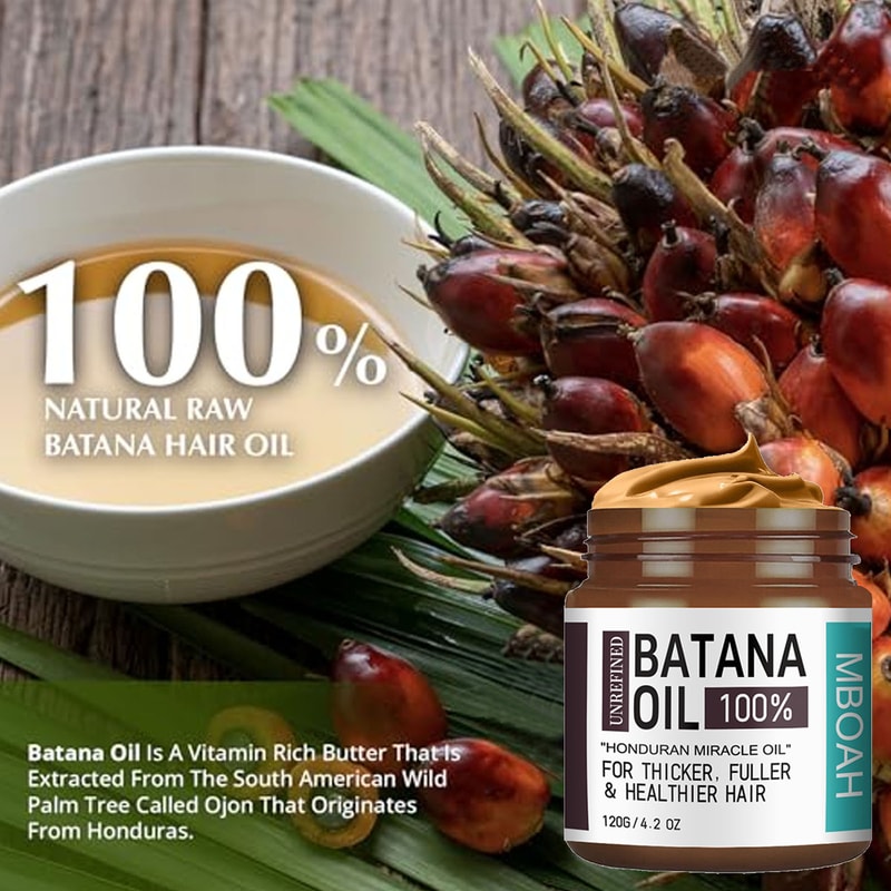 Batana Hair Oil, Natural Solution for Thicker, Fuller Hair
