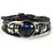 Glow Zodiac Leather Bracelet For Men Women Astrology Gift 9