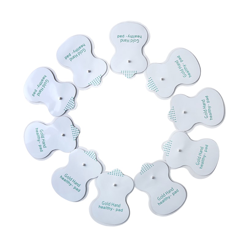 Reusable TENS Electrode Pads with Gel for Digital Massager, Pain Relief & Muscle Therapy