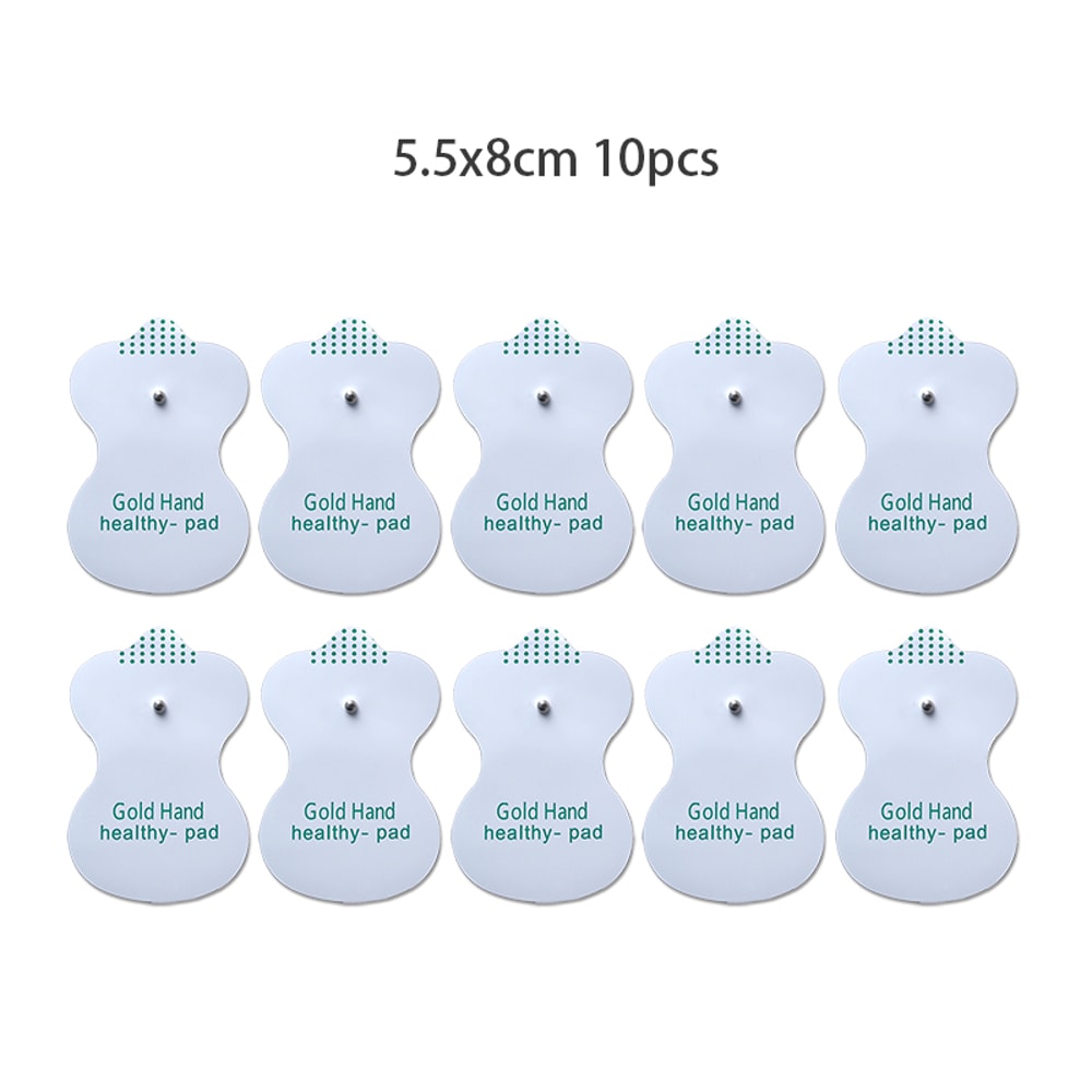 Reusable TENS Electrode Pads with Gel for Digital Massager, Pain Relief & Muscle Therapy