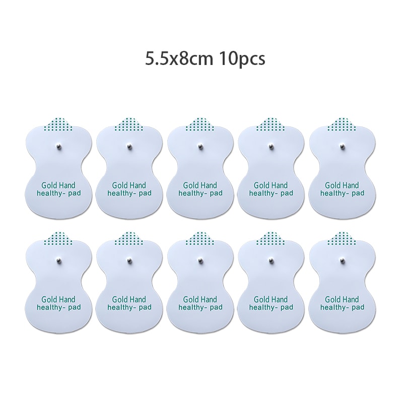 Reusable TENS Electrode Pads with Gel for Digital Massager, Pain Relief & Muscle Therapy