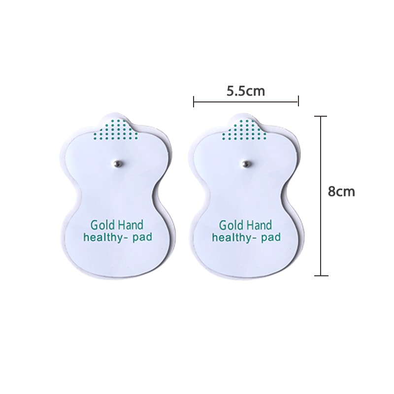 Reusable TENS Electrode Pads with Gel for Digital Massager, Pain Relief & Muscle Therapy