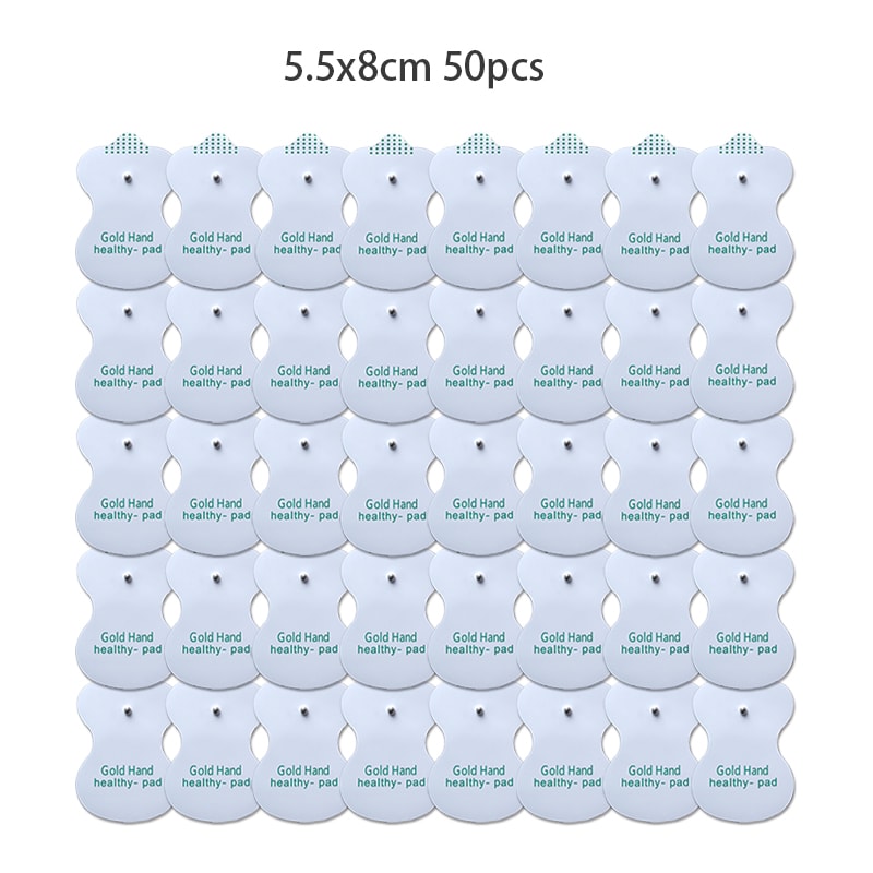 Reusable TENS Electrode Pads with Gel for Digital Massager, Pain Relief & Muscle Therapy