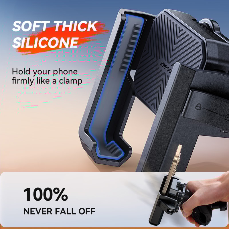 Universal Motorcycle Phone Mount With Vibration Dampener For Stable Navigation 4