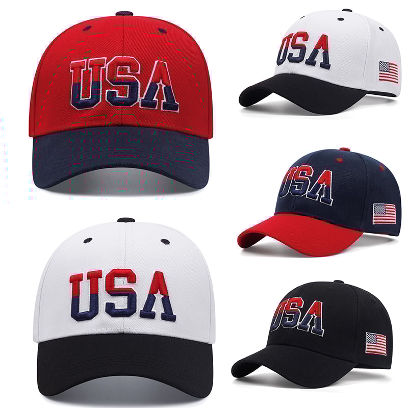 American Flag Baseball Cap Adjustable Street Style Hip Hop Hat