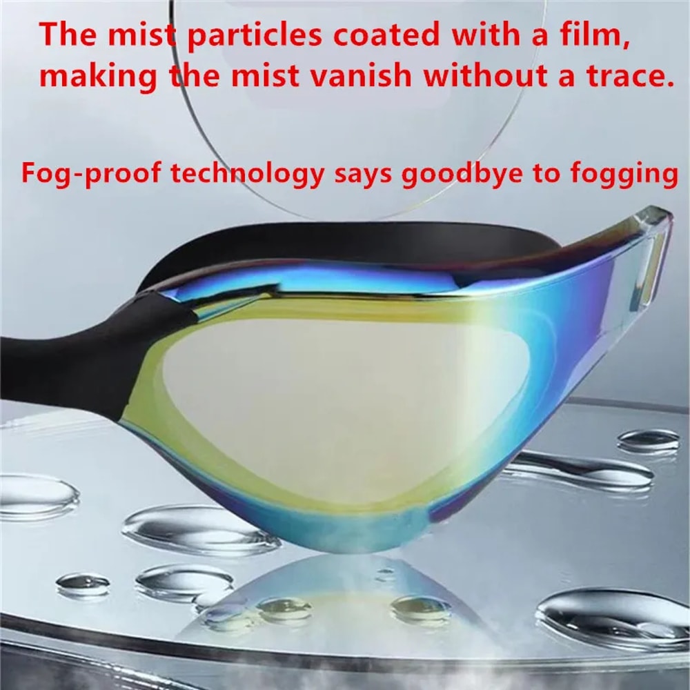 HydroSpeed Pro Racing Swim Goggles Anti Fog UV Protection For Competitive Training 5