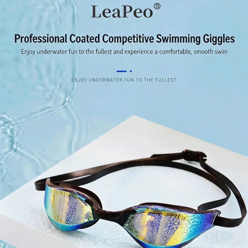 High Performance Anti Fog Swim Goggles With Earplugs Leak Proof UV Protection 1