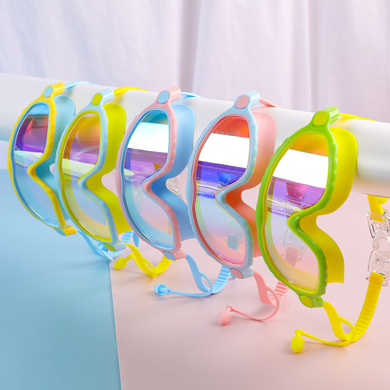 Kids Anti Fog Swim Goggles No Leak Silicone Wide View Swimming Goggles For Boys Girls 1