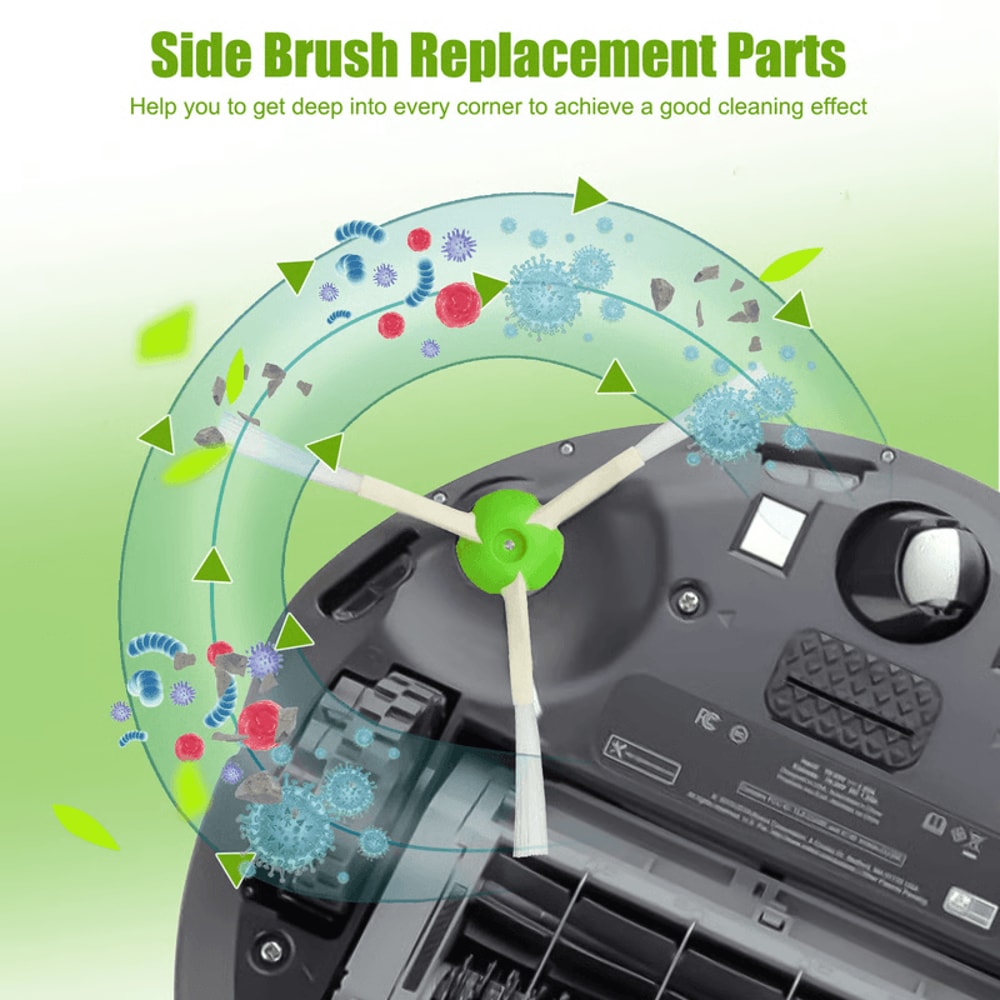 Roomba HEPA Filter And Side Brush Replacement Kit For IRobot Vacuums 4
