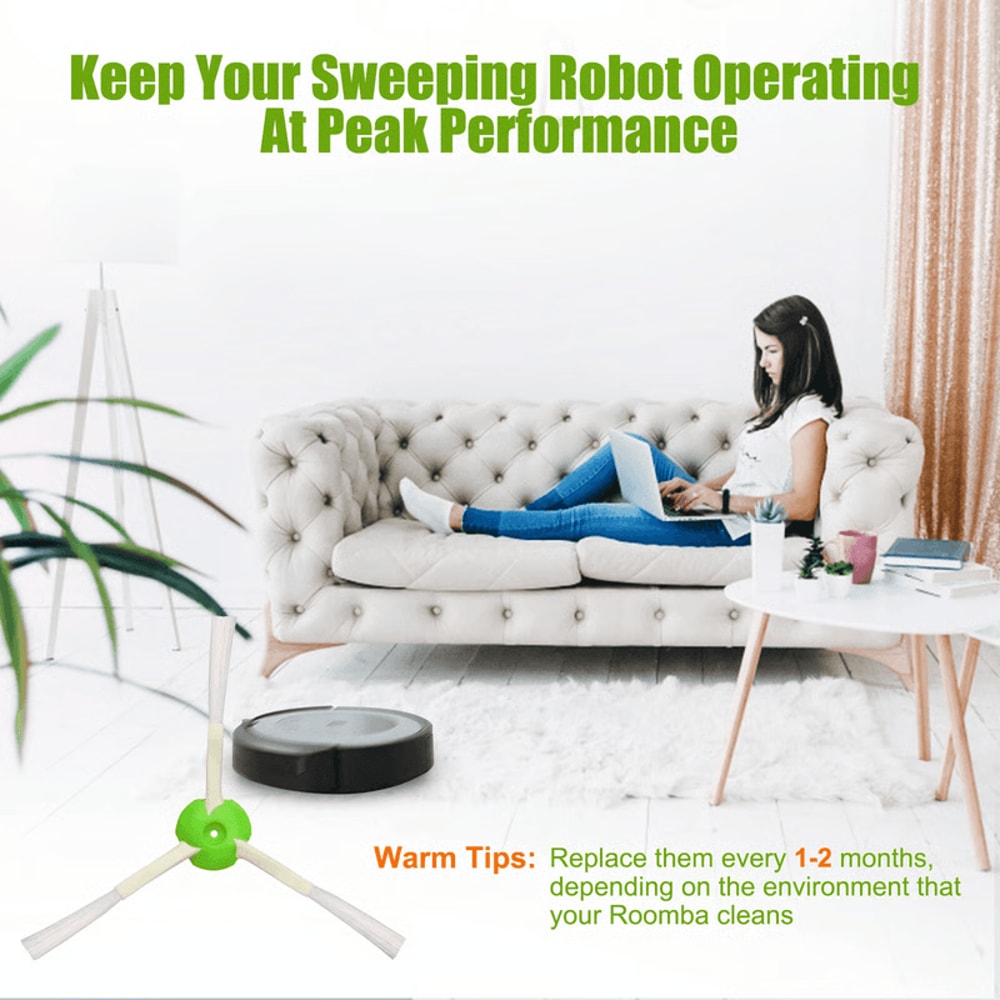 Roomba HEPA Filter And Side Brush Replacement Kit For IRobot Vacuums 5