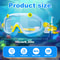 Kids Anti Fog Swim Goggles With Earplugs Wide View No Leak Silicone Mask 9
