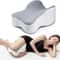 Orthopedic Memory Foam Knee Pillow for Side Sleepers and Spine Support