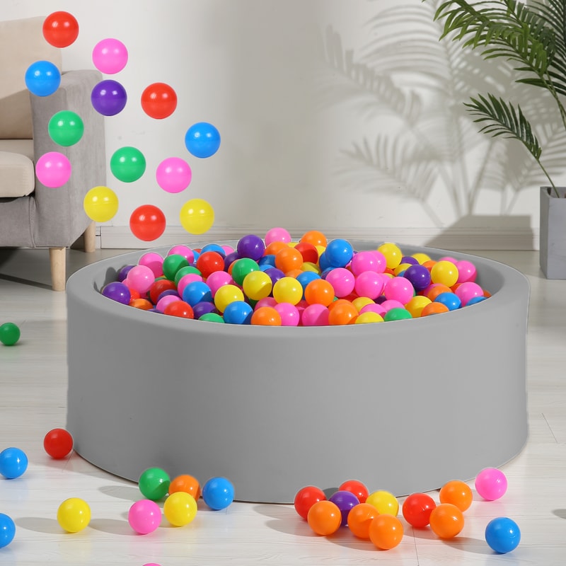 Colorful Baby Ball Pit Balls Soft Plastic Play Balls for Kids Indoor Outdoor Fun