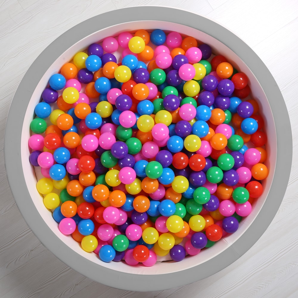 Colorful Baby Ball Pit Balls Soft Plastic Play Balls for Kids Indoor Outdoor Fun