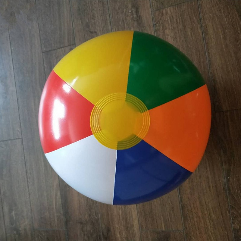 Inflatable Beach Ball Set For Pool Beach Fun Colorful Summer Pool Toys For Kids Adults 4