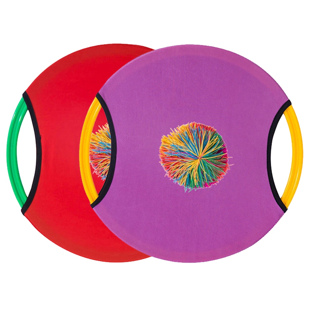 BouncePlay Paddle Ball Flying Disc Set For Kids Outdoor Games Family Backyard Fun 1