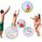 Transparent Inflatable Beach Ball With Flamingo Unicorn Designs For Kids Outdoor Water Fun 1
