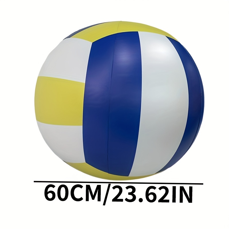 Giant Inflatable Beach Ball For Pool Backyard Fun Durable PVC Volleyball 3