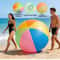 Neon Transparent Inflatable Beach Ball For Pool Party Fun Durable PVC Summer Water Toy 3