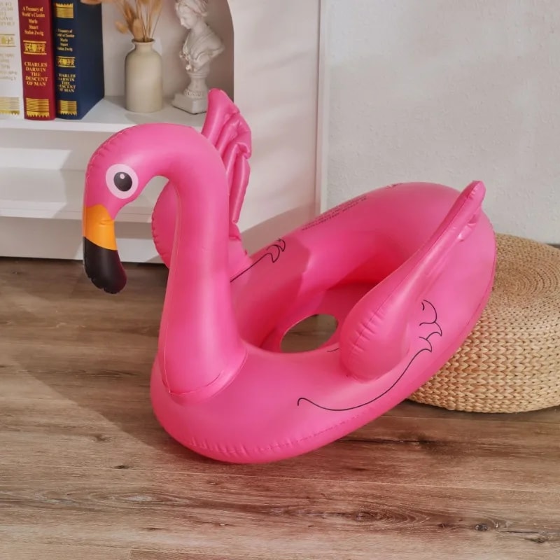 Flamingo Baby Swim Ring Inflatable Pool Float Seat For Kids Summer Water Fun 3
