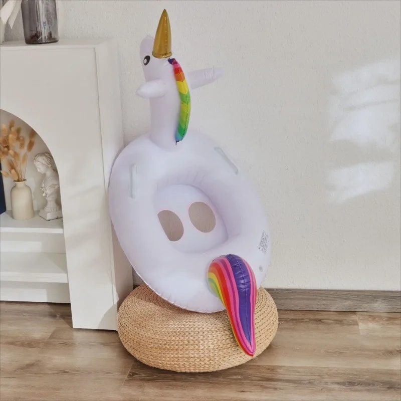 Flamingo Baby Swim Ring Inflatable Pool Float Seat For Kids Summer Water Fun 5