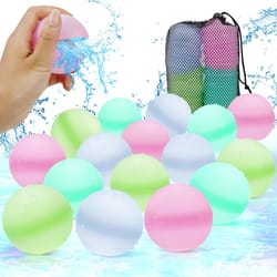 reusable silicone water balloons quick fill splash balls for kids summer pool games