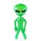 Inflatable Alien Party Prop Giant PVC Alien Doll For Pool Party Decorations Beach Fun 3