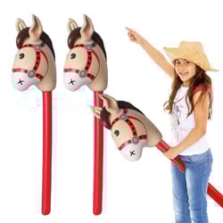 stick horse toy for kids party games and western theme fun