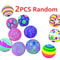 Elastic Rainbow Ball Toy For Kids Soft Bouncy Sensory Play Ball For Indoor Outdoor Fun 3