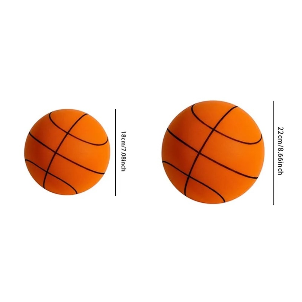 Silent Indoor Basketball For Kids Soft Foam Training Ball Quiet Bounce Toy 2