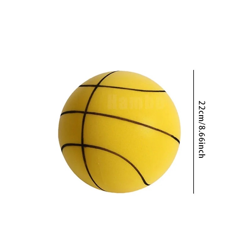 Silent Indoor Basketball For Kids Soft Foam Training Ball Quiet Bounce Toy 5